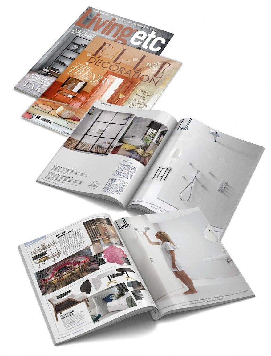 Elle Decoration & Living Etc Magazine Adverts